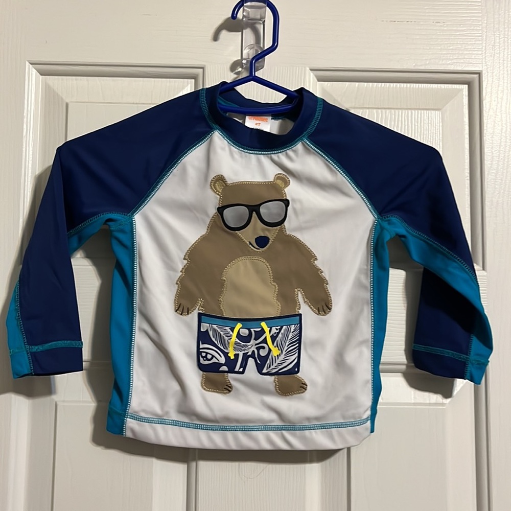 Three piece little boys Gymboree swim 2T - Picture 3 of 13
